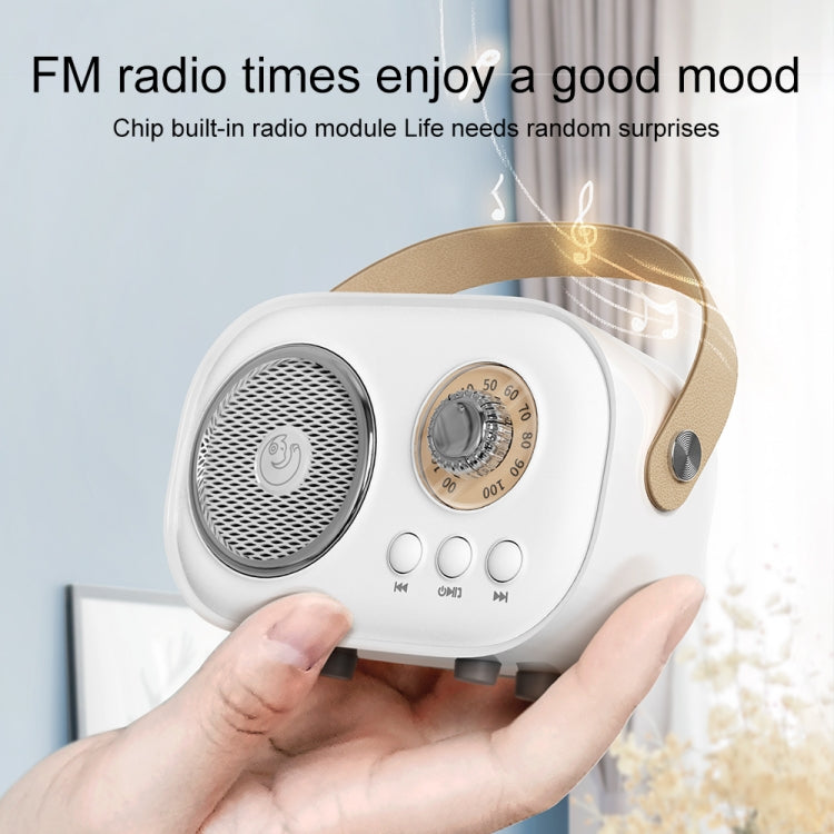 C20 Plus Karaoke Bluetooth Speaker with Mic – Beige, Portable