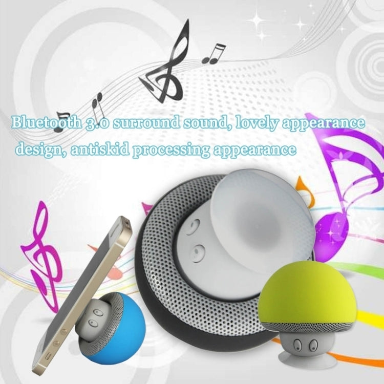 Mushroom Bluetooth Speaker with Suction Cup – Mini Hands-Free Speaker