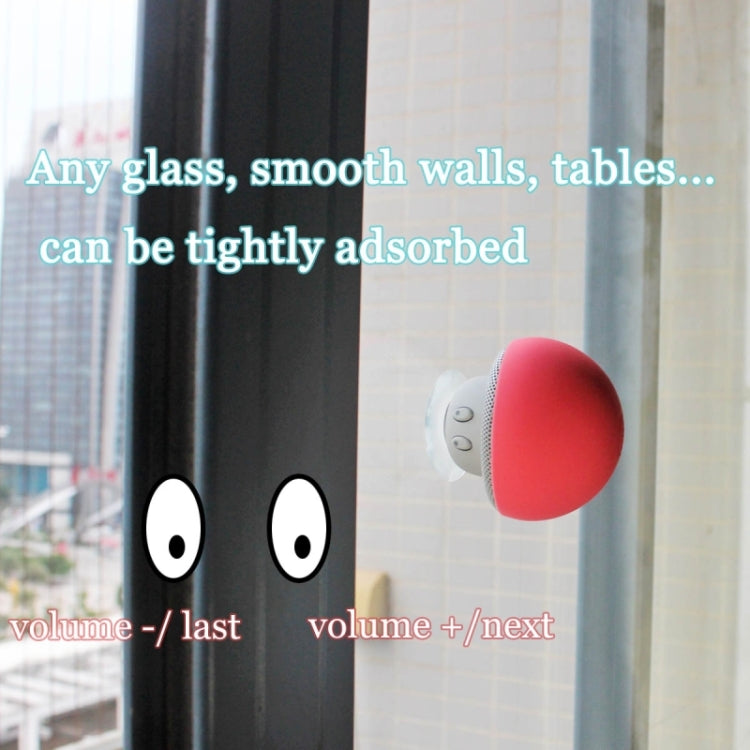Mushroom Bluetooth Speaker with Suction Cup – Mini Hands-Free Speaker