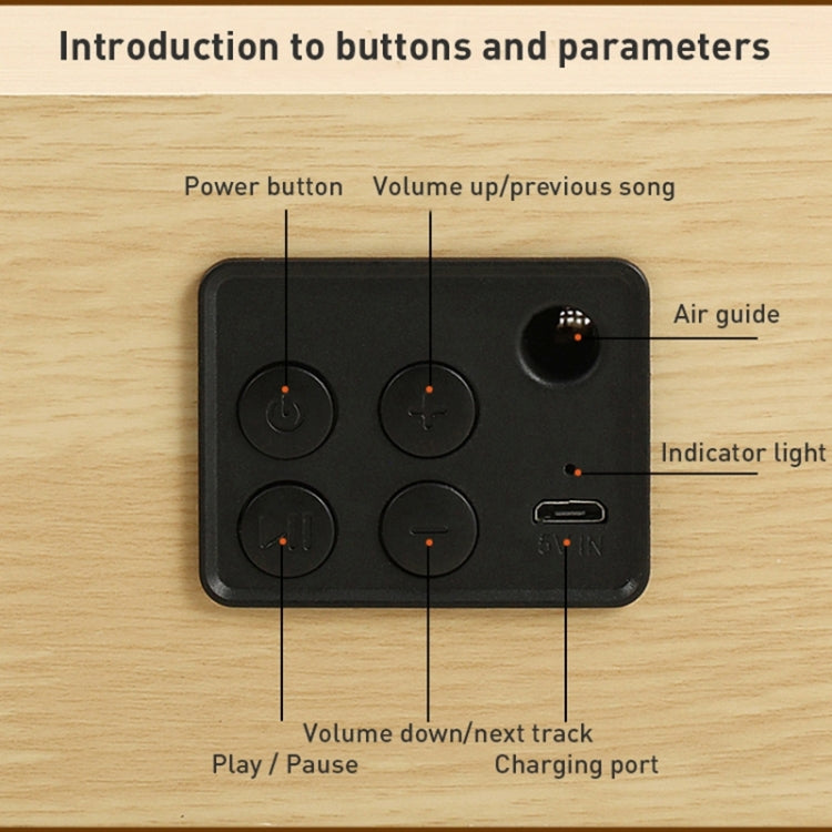 Q2 Wooden Bluetooth Speaker – Mini Subwoofer with Deep Bass