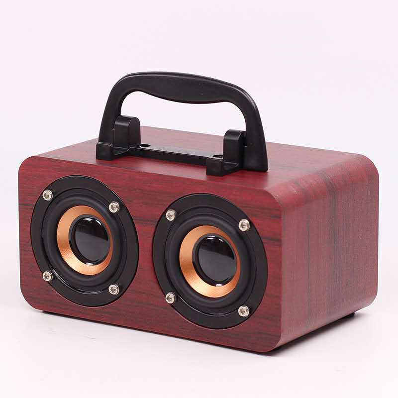 Wooden Wireless Bluetooth Speaker – Portable 10W Outdoor Stereo Speaker
