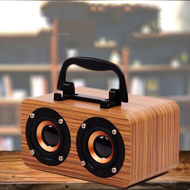 Wooden Wireless Bluetooth Speaker – Portable 10W Outdoor Stereo Speaker